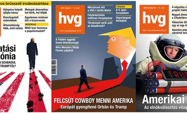 The Trump era is over, let's remember with the covers of HVG