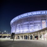 A human-sized block of stone was torn from the newly delivered Puskás Arena