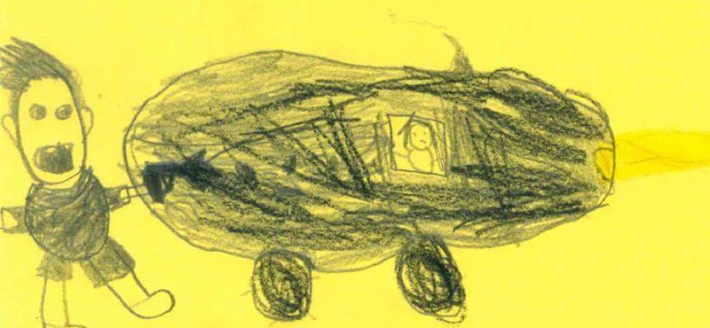 6 éves gyerekek rajzai alapján kerestek egy autóst