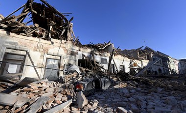 6,3-as erősségű földrengés volt Horvátországban, súlyosak a károk